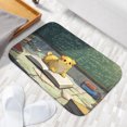 thumbnail image 6 of 1pc A cute dog on an open book Absorbent Non-Slip Bathroom Thickened Flannel Rug Decor,Soft,Quick Drying,Suitable For Indoor/outdoor Use,Bathrooms,Bedrooms,Kitchens,Terrace,Laundry Rooms,16"x24", 6 of 9