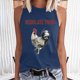 thumbnail image 2 of Moda Casual mujer sin mangas impreso damas cuello redondo Tank Tops chaleco camiseta Fridja gh4568, 2 of 9