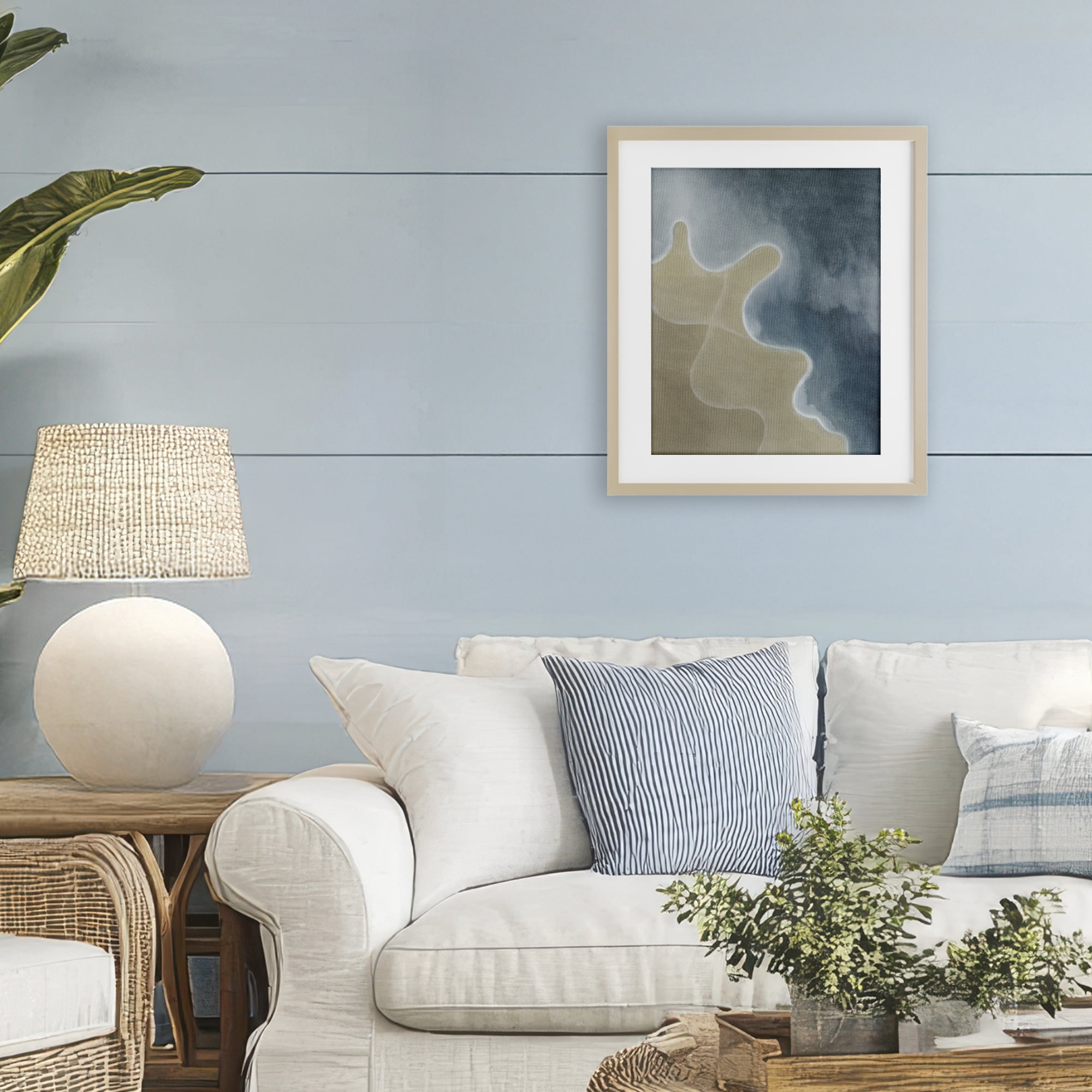 Stupell Industries Turning The Tides Contour Birch Framed Print Under Glass, design by Grace Popp