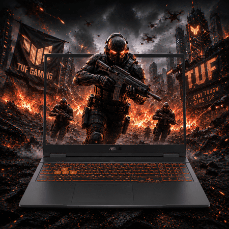 ASUS TUF A16 Gaming Laptop, Intel Core i5-13450HX, RTX 5050 MUX Switch, 16" WUXGA 165Hz IPS Display, 32GB RAM, 1TB SSD, Thunderbolt 4, RGB Keyboard, Windows 11, Gamer Creator College Work
