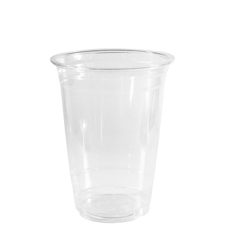 16 oz Clear Plastic Cups with Strawless Sip-Lids [50 Sets] PET Crystal  Clear Disposable 16oz Plastic…See more 16 oz Clear Plastic Cups with  Strawless