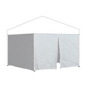 Quik Shade 10' X 10' Instant Canopy Wall Panel Accessory Set For We100/C100/Sx100 Canopies With Zipper Entry