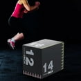 thumbnail image 6 of Training Jump Box Plyometric Step Box Exercise Jumping Agility Box with PVC Cushion for Home Gym Adults and Kids, 6 of 9