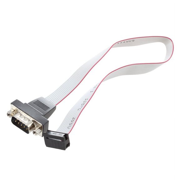 20X DB9 RS232 to 10 Pin Ribbon Cable Connector Adapter
