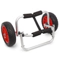 thumbnail image 1 of 65KG Loading Capacity Foldable Kayak Trolley Energy-saving Two-wheeled Carrier Cart, 1 of 6