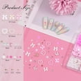 thumbnail image 3 of SUMMIT-Nail Art Studs Kit, 12 grids 8 Colors 3D Charms and Pink Mix White Flower Heart Diamond Butterfly Cute Nail Jewels for DIY Decoration with Pickup Tools, 3 of 14