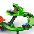thumbnail image 3 of Hot Wheels Monster Trucks Sharks vs. Dinos Dragon Destruction Playset & 2 Toy Trucks, 3 of 6