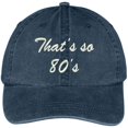 thumbnail image 1 of Trendy Apparel Shop 80's Embroidered Soft Crown Cotton Adjustable Cap, 1 of 2