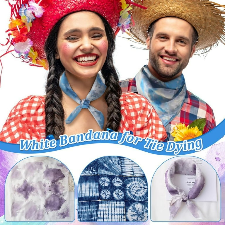 12 Pack Cotton Unisex Bandana Style Cowboy Bandana Handkerchiefs