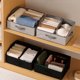 thumbnail image 1 of Contenedor de almacenamiento plegable de gran capacidad de 24 l con diseño de espiga y forma trapezoidal para organizar la ropa del dormitorio de la guardería (gris, 1 unidad) JASKFLY, 1 of 9