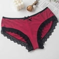 thumbnail image 2 of Iyufng Plus Size Panties for Women,Women's Panties Women's Sexy Fashionable Classic High Waisted Breathable and Seductive Solid Color Underwear,Womens Panties, 2 of 3