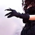 thumbnail image 7 of Gloves for Women Long Arm Claw Gloves with Nails Stretchy Halloween Feastival Accessories Free Size, 7 of 7