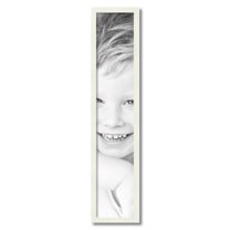 ArtToFrames 7" x 36" White Picture Frame, 7x36 inch White Wood Poster Frame (WOM-5138)