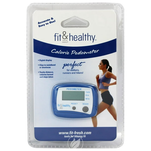 Fit & Healthy Calorie Pedometer 1 Ct