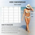 thumbnail image 3 of HDE Women Swim Dress Tummy Control One-Pieces Swimwear Black White 18, 3 of 7
