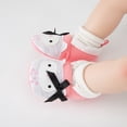 thumbnail image 3 of HsdsBebe Baby Girls Boys Sock Shoes Infant Owl Slip on Slipper Newborn Indoor Crib Moccasins for New Walkers 3-18 Months, 3 of 7