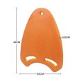 thumbnail image 2 of Kickboard de natación para adultos y niños, tabla de natación ligera de EVA con borde liso, naranja, 2 of 6