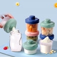 thumbnail image 2 of Caja de almacenamiento de leche en polvo infantil con cuerda colgante, contenedor sellado de gran capacidad, dispensador de alimentos, condimentos de arroz, azul, 60ML, 2 of 4
