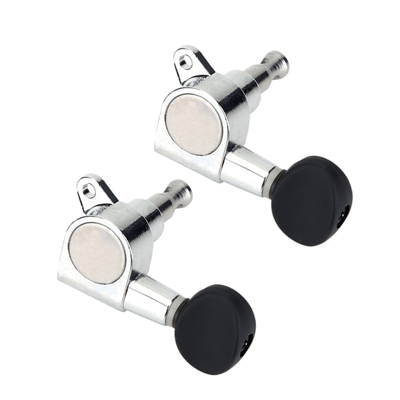 Grover Ukulele Tuners Ukulele Geared Tuning Pegs Aluminum Alloy 2R 2L Closed Aluminum Alloy Machine Heads String Tuning Key Pegs Tuners For Ukulele