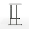 thumbnail image 6 of Emma + Oliver 5-Foot Rectangle Granite White Plastic Folding Training / Seminar Table, 6 of 9