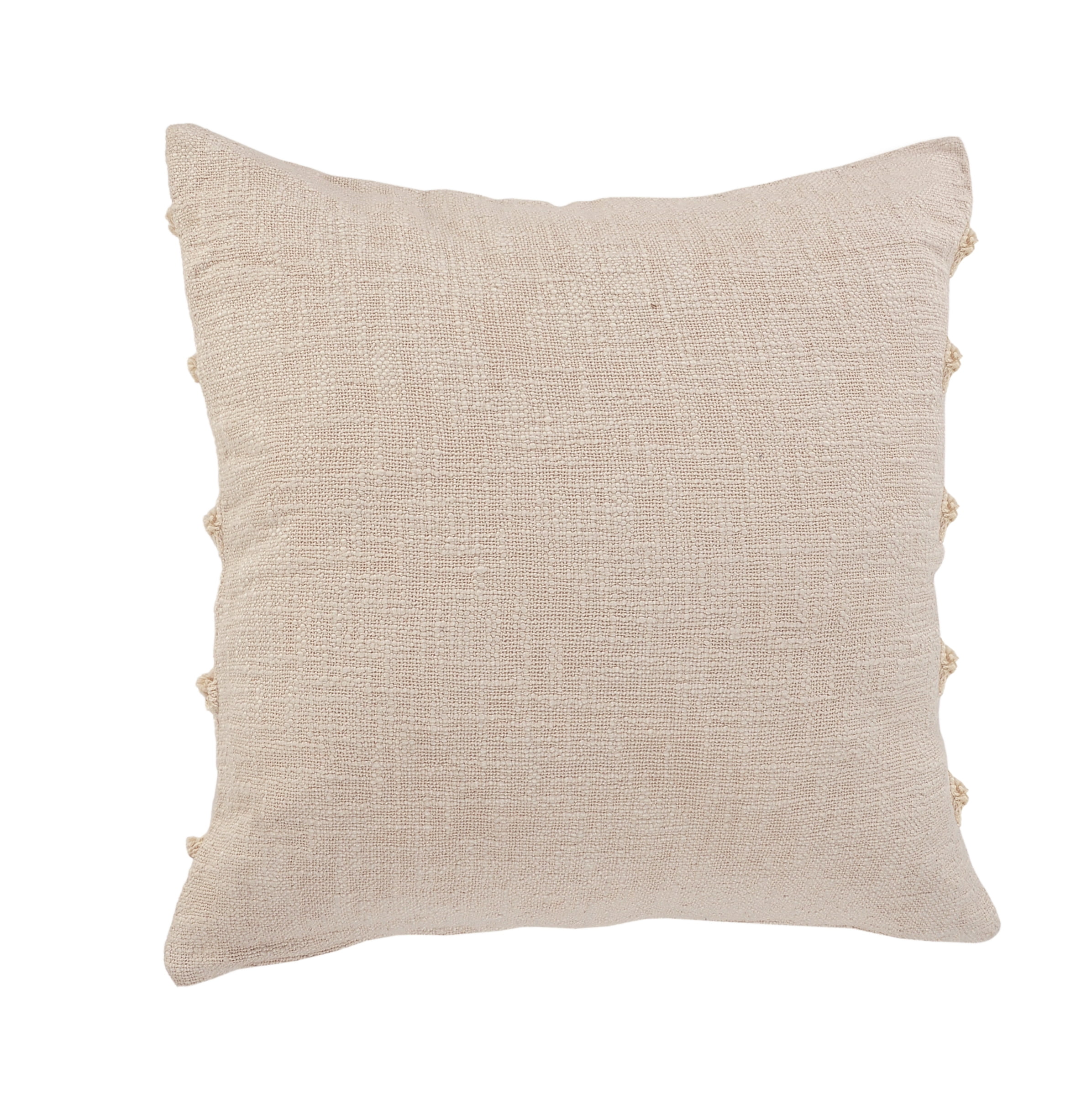 Ox Bay Birch Solid Organic Cotton Square 4 Piece Pillow Feather Filled Set