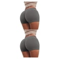 thumbnail image 1 of Soidarity Pantalones cortos sexis para mujer, ropa deportiva para Fitness, pantalones cortos ajustados para mujer, ropa de gimnasio de realce, Color Type1 NO1 Soidarity CBP096006, 1 of 5