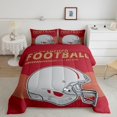 thumbnail image 2 of Helmet Comforter Set Football Player Bedding American Football City Bedding, 2 of 7