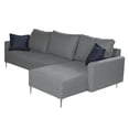 thumbnail image 4 of Love Chaise Derecho Oviedo Gris, 4 of 8
