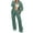 Green, variant on Cotton Linen Lounge Sets for Women 2 Piece Two Piece Sets for Women Fall Vacation Women 2 Piece Outfits Set Oversized Zip Up Sweatshirt Jacket Sweatpant Matching Sweat Sets Fall Sweatsuit