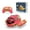 Red, variant on Ohmyroo Remote Control Spray Motor Boat Dual Propellers RC Water Toy With LED Lights For Swimming Pool And Bathtub Yellow