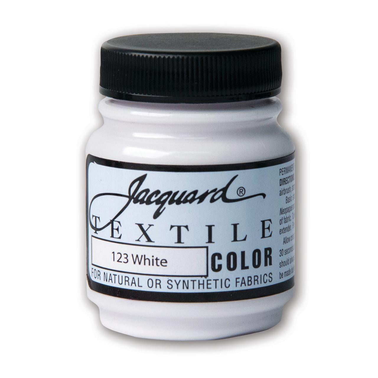 Jacquard Textile Color, 2.25 oz., White, Fabric Dye