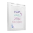 thumbnail image 4 of Make Waves Little Mermaid White Framed Print Under Glass, design by Kim Allen, 4 of 10