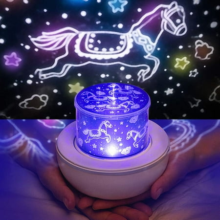 Fordawn Night Light Multi Function Fantasy Romantic Star Projector Rotating Lights 6 Patterned Film Dimmable Listening To Music Bedroom Birthday Party Christmas Baby Bedroom Walmart Canada
