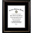 thumbnail image 2 of Campus Images PBGTBG011014 10 x 14 in. Petite Certificate Frame with Black & Gold Mats, Black Gold Trim, 2 of 4