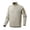 Beige, variant on Men's Quarter Zip Pullover Long Sleeve Jacket Fleece Lined Golf Pullover Thermal Gym Workout Tops with Arm Zip Pocket