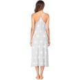 thumbnail image 4 of CHOK Nuisette Longue Sans Manches à Bretelles Spaghetti Col en U pour Femmes, Ourlet Fendu, Chemise de Nuit Décontractée, 4 of 8