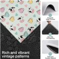thumbnail image 3 of Green Cow Cup Pattern Kitchen Rugs Sets Of 3,Kitchen Runner Rugs Non Skid Washable,Decorative Kitchen Floor Mats for Kitchen,Sink,Laundry,17"x30"+ 17"x47" + 17"x59", 3 of 6