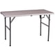 image 5 of Stansport Folding Camp Table, White, 48 x 24 x 29-Inch