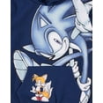 thumbnail image 4 of SEGA Boys Sonic The Hedgehog Pullover Hoodie- Sonic, Tails, Shadow and Knuckles Sizes 4-18 Navy/Blue, 4 of 6
