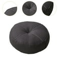 thumbnail image 6 of WLPZXP Round Floor Pillow Floor Cushion Pad Booster Seat Pad Meditation Seating Cushion Dark Gray, 6 of 8