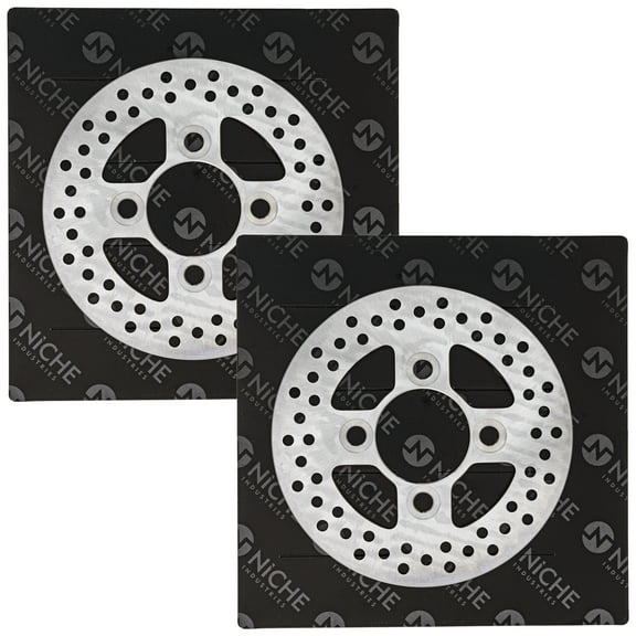Niche Front Brake Rotor Set for Kawasaki KFX450R KFX700 41080-1534 ATV 519-CRT2345R