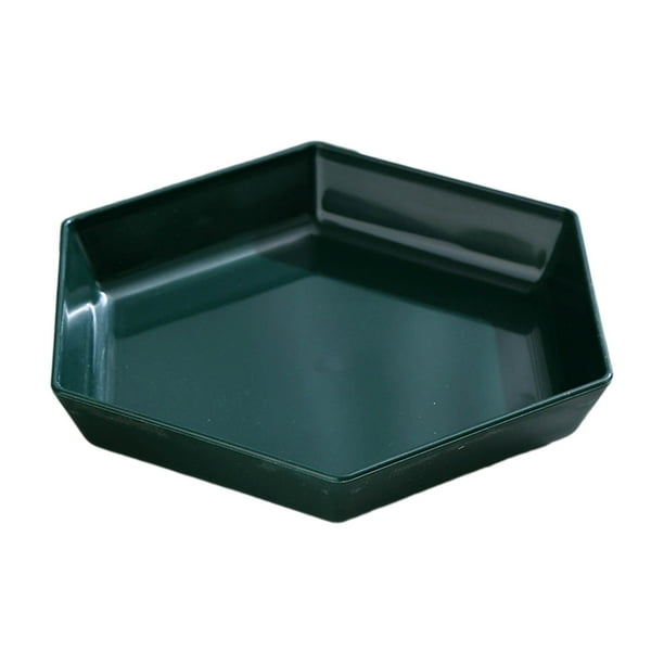 Pisexur Batería de cocina Bandeja hexagonal grande para frutas, para el hogar, la sala de estar, la mesa de centro, la bandeja para dulces y la bandeja para comida. para la cocina del hogar