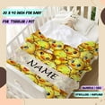 thumbnail image 3 of Custom Name Ducks Adult Duck Blanket Kids Funny Blanket Suitable for Bedroom Living Room Bed Sofa Crib Couch Chair Outdoor All Season Items That Yellow Duck Lovers Will Love 40"x30"for Pets, 3 of 6