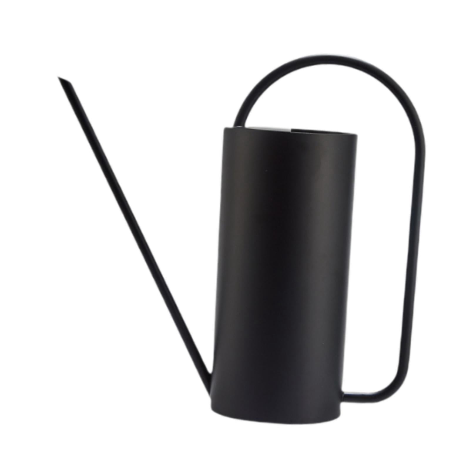 MAGIDEAL 1500 ml Indoor Watering Can Long Mouth for Indoor Houseplants Indoor Outdoor Black