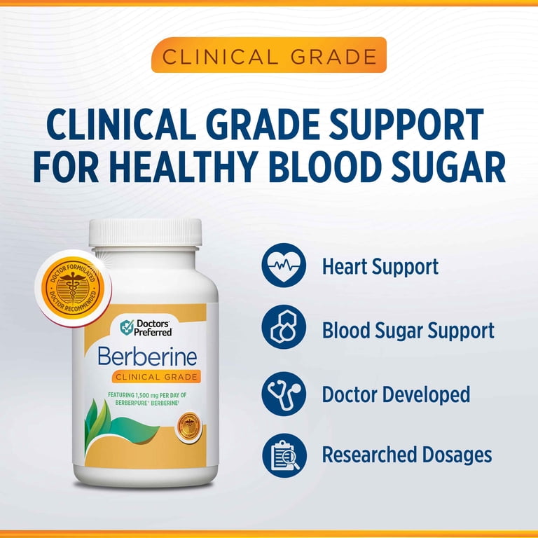 Doctors' Preferred Berberine, Clinical Grade, for Blood Sugar