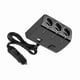 thumbnail image 3 of Divisor de enchufe para encendedor de cigarrillos de automóvil de 3 vías, cargador USB dual, adaptador de corriente, 3 of 15
