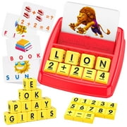 Educational Toys for 2 3 4 5 Years Old, Matching Letter Learning Games Activities, Preschool Ideal Christmas Birthday Gift for Toddler Kids Boys Girls