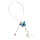 thumbnail image 4 of Juguete interactivo para gatos con cascabeles para exteriores. Mariposa azul, 4 of 9