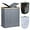 Blue Grey, variant on Laundry Hamper with Lid, Double Laundry Hamper with 2 Removable Bags, 2 Section Laundry Basket with Bamboo Handles for Bathroom, Bedroom & Laundry Room, 140L (36.9 Gallon) Blue Grey