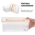 thumbnail image 3 of unbranded Organizador Multiservicio Transparente De Plástico Con Asa Para Manualidades Y, 3 of 8